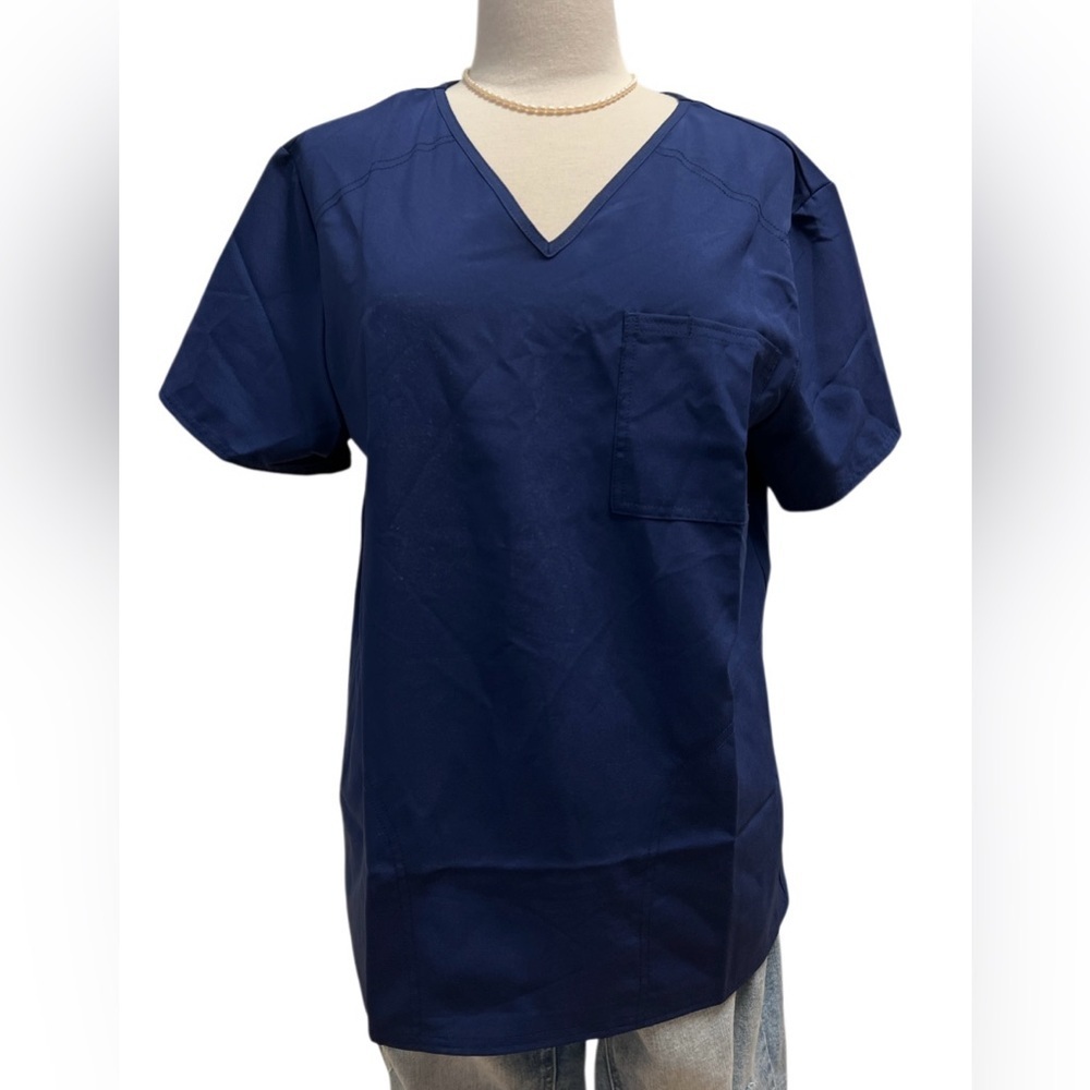 NEW!!! SCRUBSTAR Women's Navy Blue Top